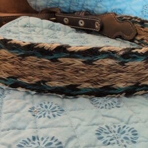 BRAIDED HORSEHAIR BELT  Western Cowgirl Rodeo Southwestern 30"